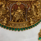 Goddess Durga Nakshi Choker Green Kemp