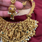 Radha Krishna Gopikas Floral Pattern Nakshi Short Necklace