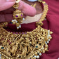 Radha Krishna Gopikas Floral Pattern Nakshi Short Necklace