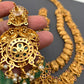 Goddess Lakshmi Nakshi Double Layer Premium Matte Finish Long Necklace