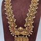 Goddess Lakshmi Pendent Lakshmi Links Red Stone Nakshi Long Necklace