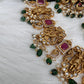 Dashavtar Nakshi Red Kemp and PearlsNecklace