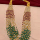 Pearl Bunch and Multi Color Beads 15 Line Necklace