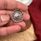 Victorian Polish AD Peach Stone Pendent Set