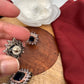 Victorian Polish AD Blue Stone Pendent Set