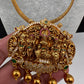 Lord Vishnu Darbar Nakshi Matte Finish Pendent Set