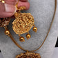 Lord Vishnu Darbar Nakshi Matte Finish Pendent Set