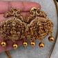Lord Vishnu Darbar Nakshi Matte Finish Pendent Set