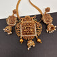 Goddess Lakshmi Nakshi Matte Finish Pendent Set