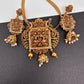 Goddess Lakshmi Nakshi Matte Finish Pendent Set