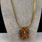 Goddess Lakshmi Ganesha Nakshi Matte Finish Pendent Set