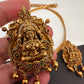 Goddess Lakshmi Ganesha Nakshi Matte Finish Pendent Set