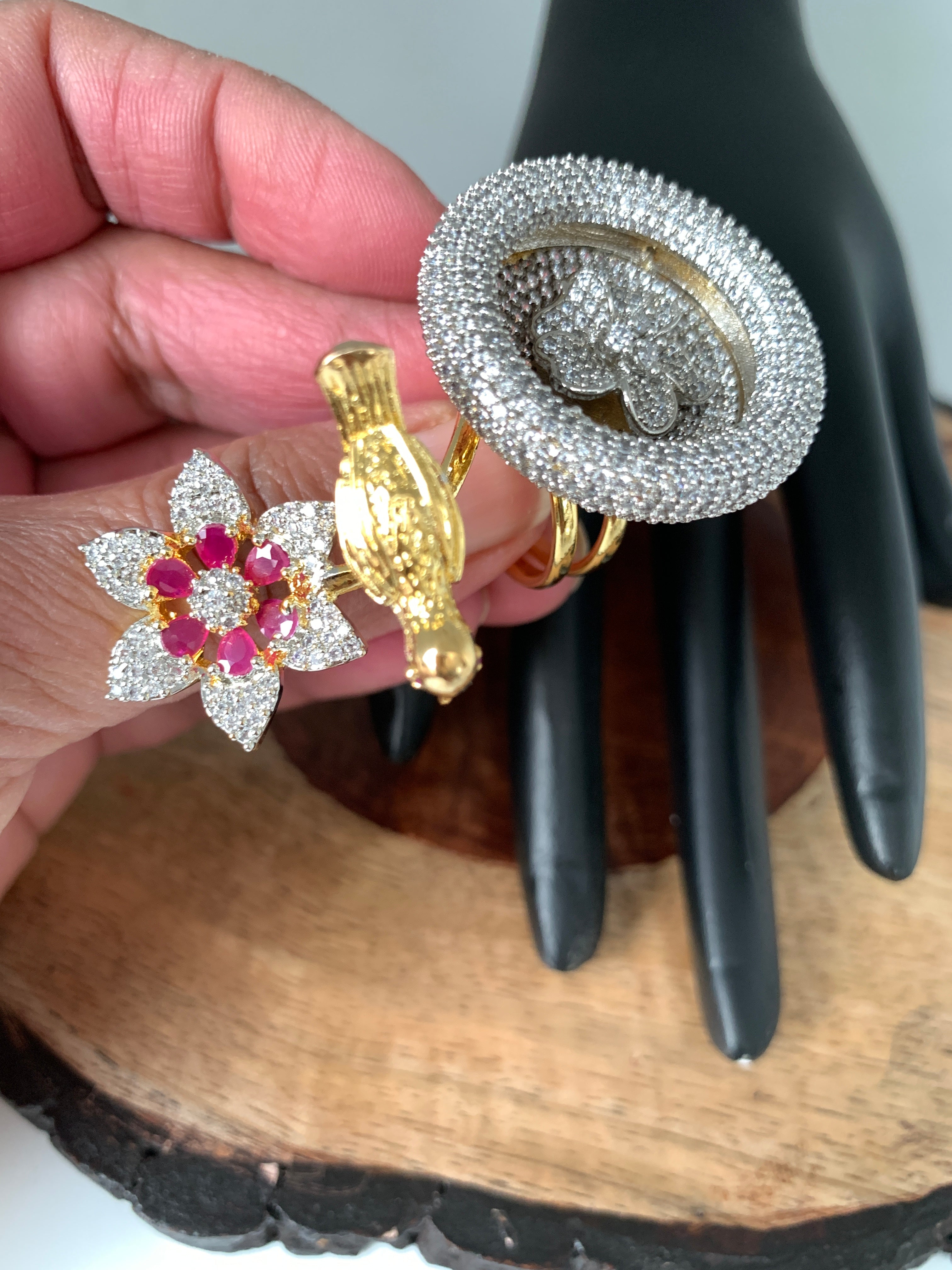 AD Adjustable Ring Rose Gold – beadsnfashion