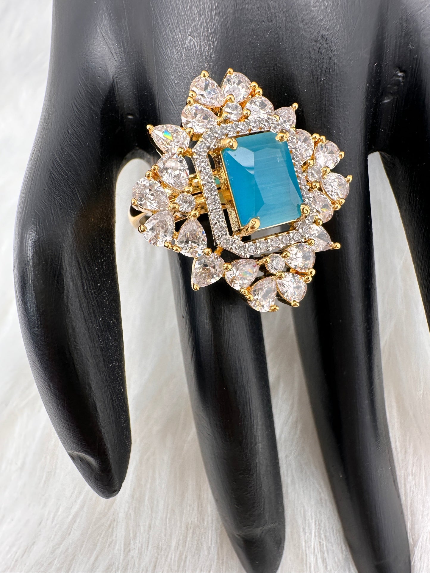 AD  Blue Stone Ring