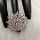 AD  Clear Stone Ring