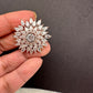 AD  Clear Stone Ring
