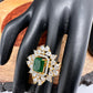 AD Green Stone Ring
