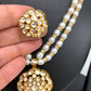 Kundan Pendent Set with Real Pearls Neckalce