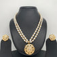 Kundan Pendent Set with Real Pearls Neckalce