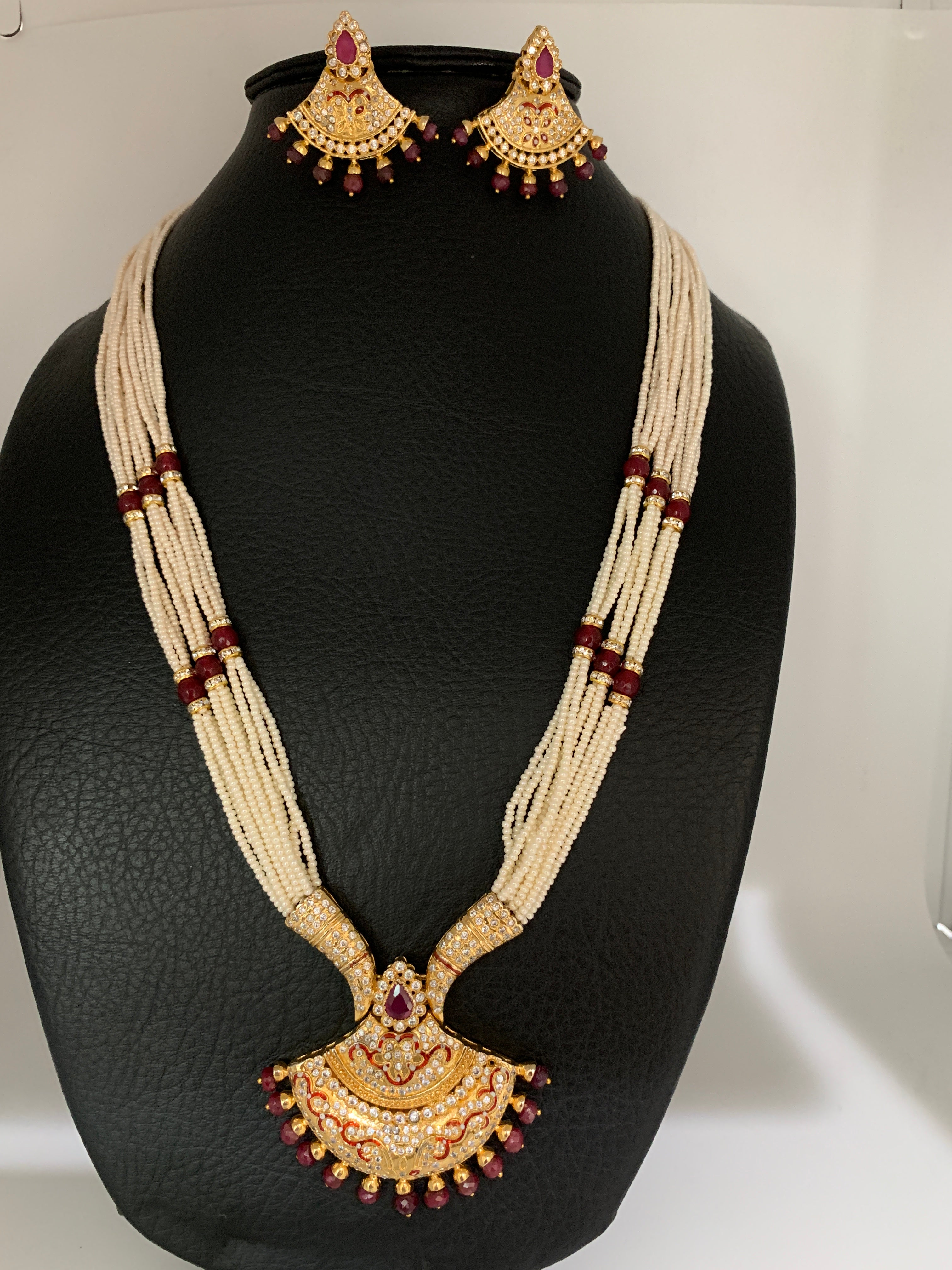 Real pearl rani haar sale
