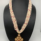 Small Pearl Rani Haar with Kundan Floral Pendent
