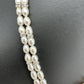 Pink Stone AD Pendent Double Line Real Kalagi Freshwater Pearls Necklace