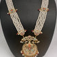 Navratan Stone Hyderabadi Jadau Pendent Pearl Raani Haar Necklace