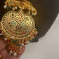 Navratan Stone Hyderabadi Jadau Pendent Pearl Raani Haar Necklace