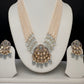 Kundan Grey Stone Short  Pearls Necklace