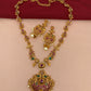 Multi Stone CZ Peacock Pendent Necklace