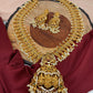 Lord Ganesha Lakshmi Ji Saraswati Ji Pendent Long Guttapusalu Necklace