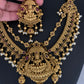 Goddess Lakshmi Matte Finish Red Kemp Long Necklace