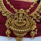 Goddess Lakshmi Matte Finish Red Kemp Long Necklace