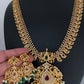 CZ Multi Stone Green beads Mango Mala Long Necklace