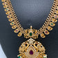 CZ Multi Stone Green beads Mango Mala Long Necklace