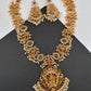 Dashavataram Red Green Stone Long Necklace
