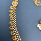 Goddess Lakshmi Peacock Multi Stone Pearls Long Necklace