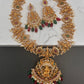 Dashavataram Red Green Stone Red Green beads Long Necklace