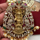 Goddess Lakshmi Balaji Pendent Pearl Beads Long Mala
