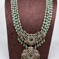 Polki Victorian Finish Real Emerald Beads Rani haar