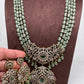 Polki Victorian Finish Real Emerald Beads Rani haar