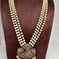 Lord Srinathji Krishna Antique Victorian Finish Rani Haar - Green