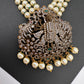 Lord Srinathji Krishna Antique Victorian Finish Rani Haar - Green