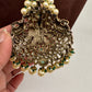 Lord Srinathji Krishna Antique Victorian Finish Rani Haar - Green