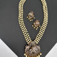 Lord Srinathji Krishna Antique Victorian Finish Rani Haar - Green
