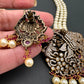 Lord Srinathji Krishna Antique Victorian Finish Rani Haar - Red