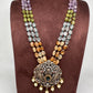 Polki Antique Victorian Finish Beads Rani haar - Green