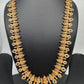 Goddess Lakshmi AD Red Green Stone Necklace