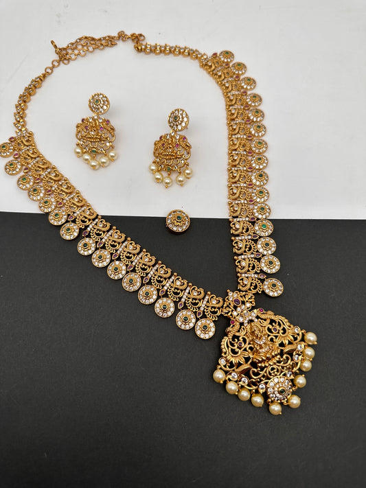 Goddess Lakshmi Bottu mala Changeable Pendent Necklace