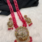 Bird Design Victorian Pendent Pink Beads Necklace